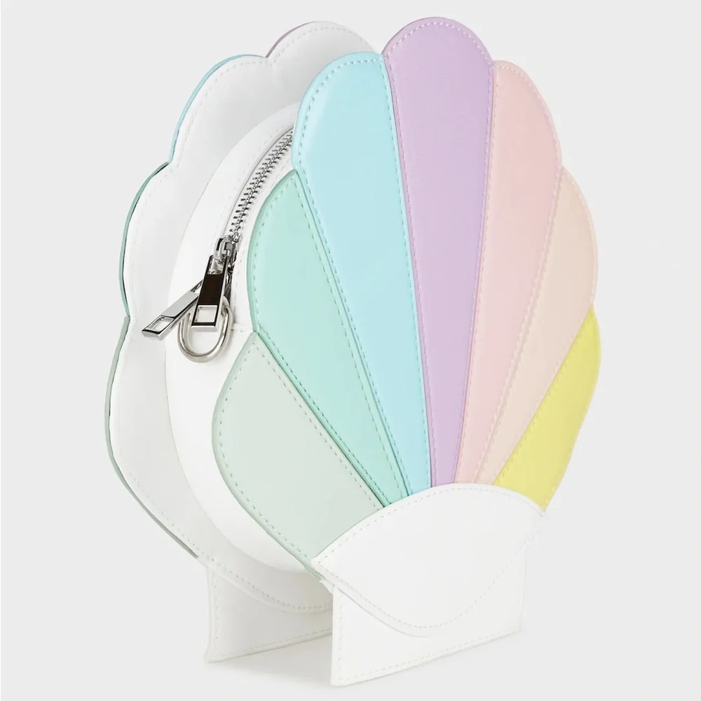 Sugar Thrillz Crossbody Bag Pastel Shell-Shaped - Picture 6 of 8